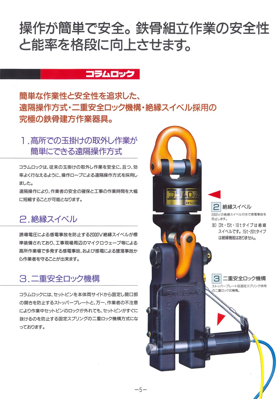 象印 コラムロックＳＦ型5ton 【正規品、日本製】 花・ガーデン・DIY