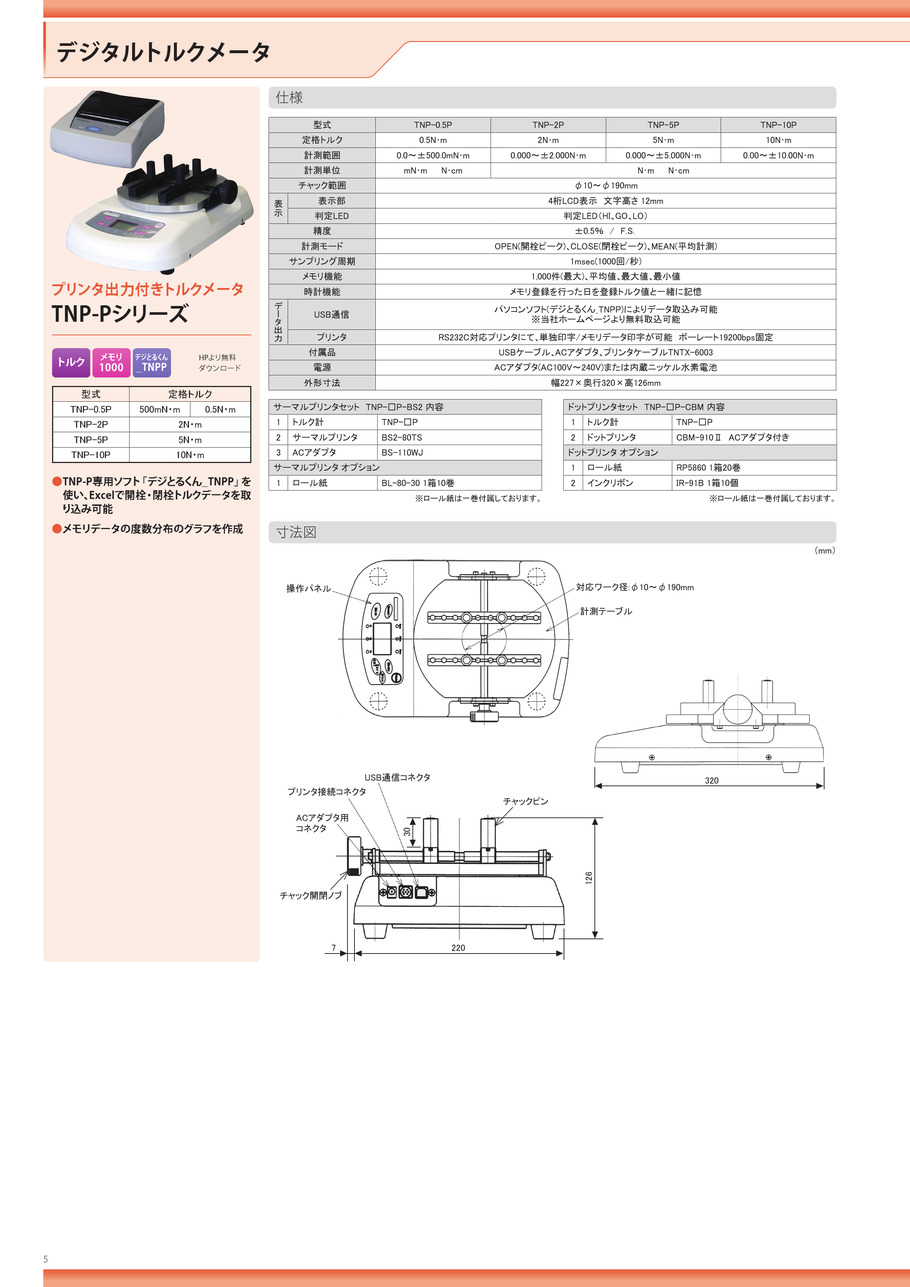 人気海外一番 日本電産シンポ SHIMPO デジタルトルクメータ TNJ-10