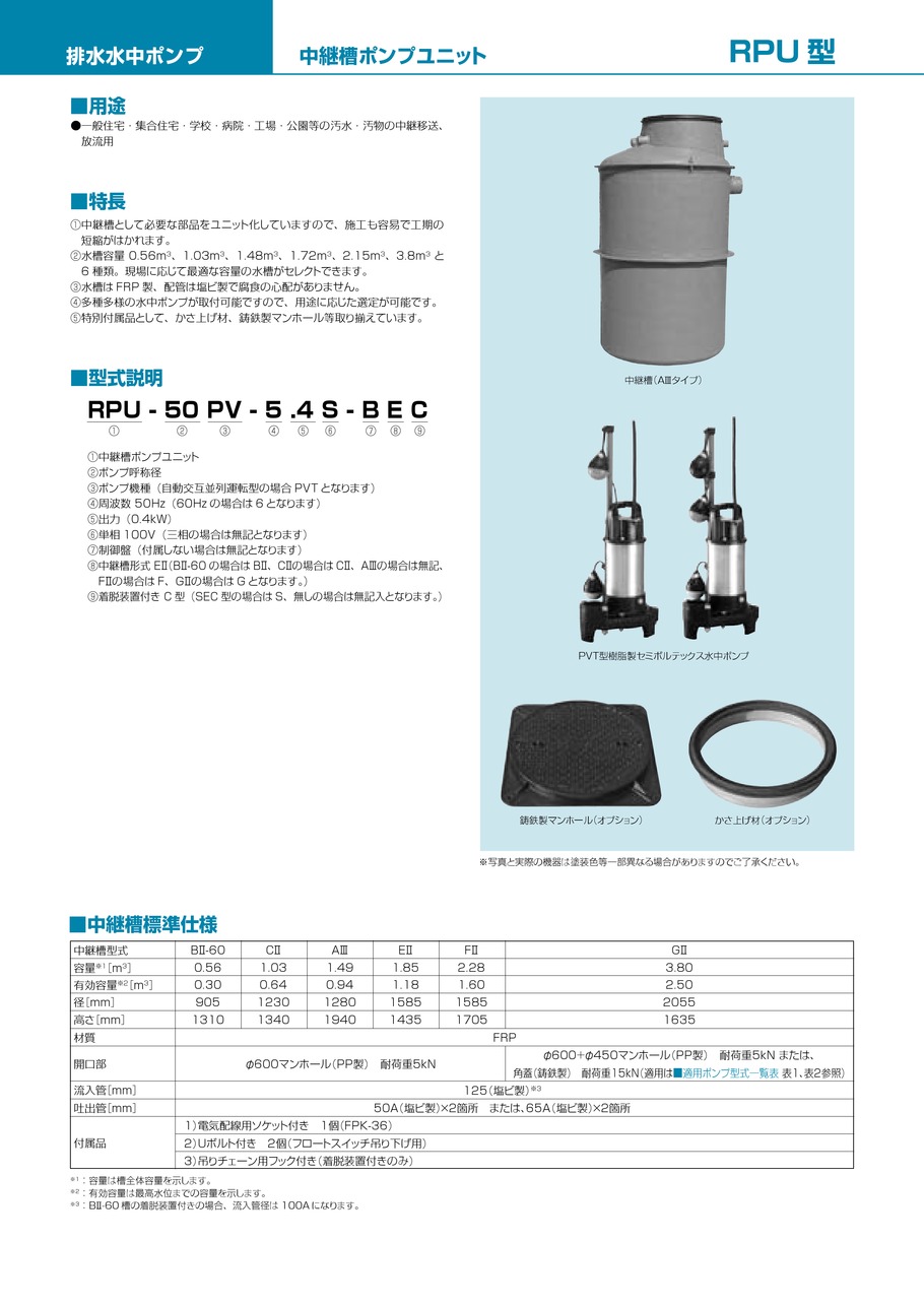 卓越 ラッキーハウス荏原製作所 ダーウィンシリーズ DWS型 樹脂製汚水 雑排水用水中ポンプ 接続口径50A ねじ込み接続 三相200V 非自動型  50Hz専用